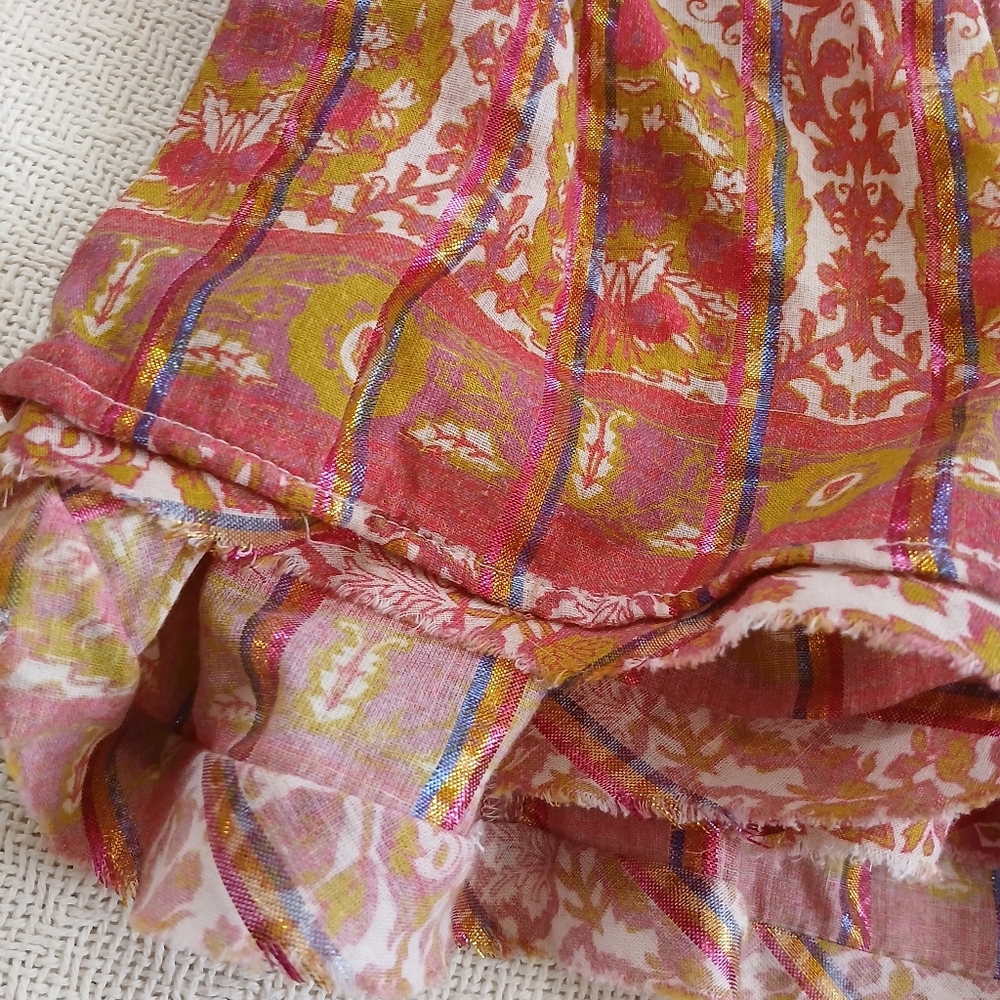 free people ♡ bali bohemian disco top xs boho gypsy 70s retro eclectic floral - Picture 6 of 10